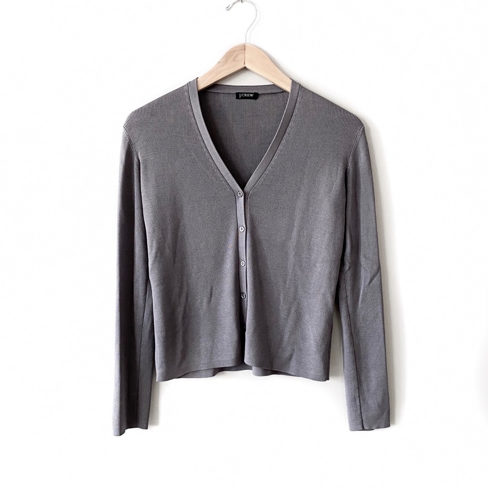 J. Crew Grey Cardigan